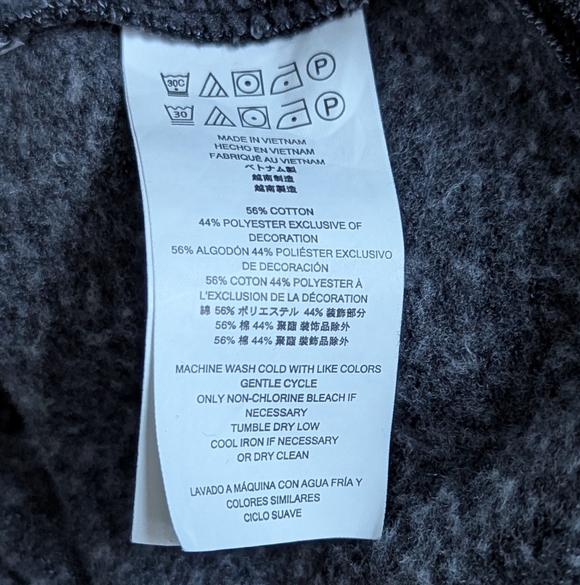 Michael Kors Charcoal Gray Quarter Zip-Up Sweater | Men’s Knit Cardigan - Picture 5 of 5